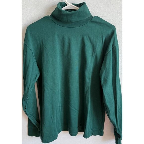 Willow Bay 90s Womens Teal Green Turtleneck Large (14/16) Classic Cottagecore - Picture 1 of 10